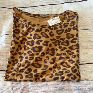 Maurice’s cheetahs top size large with tags